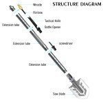 Portable Military Folding Shovel with Tactical Pack