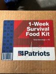 1 Week Survival Food Kit - 42 Servings