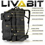 LIVABIT SOS 3-Day Survival Backpack & First Aid Kit