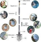 23-in-1 Tactical Folding Shovel for Survival