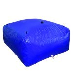 Collapsible 972-Gallon Water Storage Tank with Valve