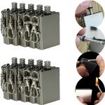 10 Pack Windproof Waterproof Permanent Match Lighters