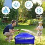 Collapsible 972-Gallon Water Storage Tank with Valve