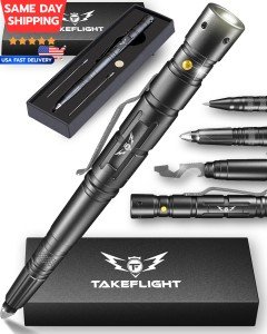 Tactical Self Defense Pen with Flashlight Tool