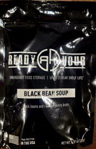 Black Bean Soup Emergency Survival Food Pouch