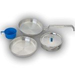 5-Piece Aluminum Mess Kit for Camping & Survival