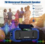 Portable Solar Weather Radio & Bluetooth Speaker