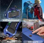 Portable Solar Weather Radio & Bluetooth Speaker
