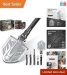 23-in-1 Survival Shovel for Outdoor Prepper Gear