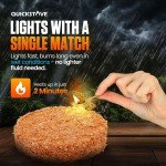 Waterproof Fire Starters - 10 Pack for Emergencies