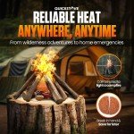 Waterproof Fire Starters - 10 Pack for Emergencies