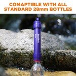 6P Portable Water Filter Straw for Survival 5000L
