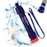 6P Portable Water Filter Straw for Survival 5000L