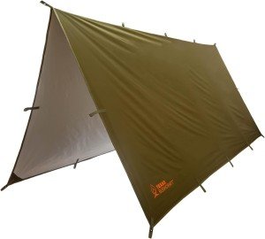 Texas Bushcraft Waterproof Camping Tarp 10' x 10