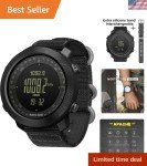 Men's Apache Tactical Survival Watch with Compass