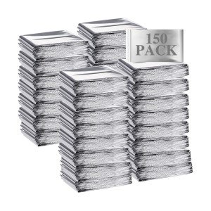 Survival Mylar Emergency Blankets - Bulk Pack