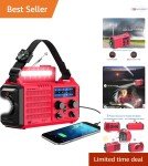 Solar Hand Crank NOAA Emergency Weather Radio