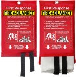 Cobra Fire Blankets for Home Kitchen Safety x2