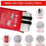 Cobra Fire Blankets for Home Kitchen Safety x2