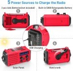 Solar Hand Crank NOAA Emergency Weather Radio