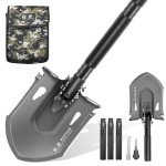 Multifunctional Tactical Folding Survival Shovel