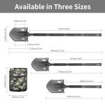 Multifunctional Tactical Folding Survival Shovel