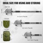 Tactical Folding Shovel Multitool for Emergencies