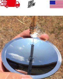 Solar-Powered Waterproof Windproof Camping Lighter