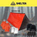 Survival Bug Out Bag for 2 People, 5 Days