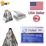5-Pack Survival Thermal Mylar Emergency Blankets