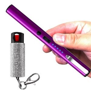 FIGHTSENSE Tactical Stun Gun and Pepper Spray Combo
