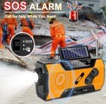 Hand Crank NOAA Weather Radio with AM/FM