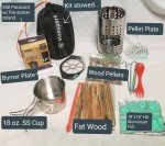 Portable Hobo Stove Cooking Kit for Preppers