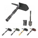 Lightweight Tactical Trenching Shovel and Pick Combo