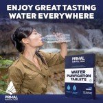 Emergency Water Purifier Tablets for Hiking & Survival