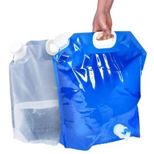 Collapsible Water Storage Bags - 2 Pack, 2.6 Gal