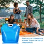Collapsible Water Container with Spigot for Camping