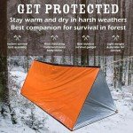 Two-Person Emergency Survival Tent – Orange