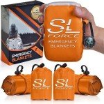 4 Pack of Large Emergency Survival Space Blankets