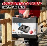 Portable Camping Stove with Fuel & Carrying Case
