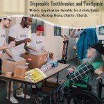 Compact Hygiene Kit: 300 Disposable Toothbrushes & Toothpaste