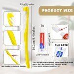 Compact Hygiene Kit: 300 Disposable Toothbrushes & Toothpaste