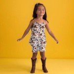 Claire Horse Print 2-Piece Set for Kids 4T