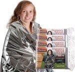 4-Pack Thermal Mylar Emergency Survival Blankets