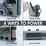 Tenergy Solar Hand Crank Emergency Radio & Charger