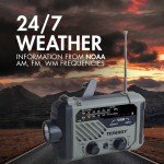 Tenergy Solar Hand Crank Emergency Radio & Charger