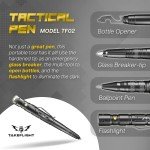 Self Defense Tactical Pen with Flashlight Tool