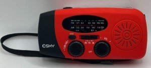 2000mAh Solar Hand Crank Power Bank Charger