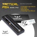 Self Defense Tactical Pen with Flashlight Tool