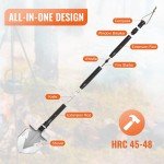 11-in-1 Folding Survival Shovel Multitool